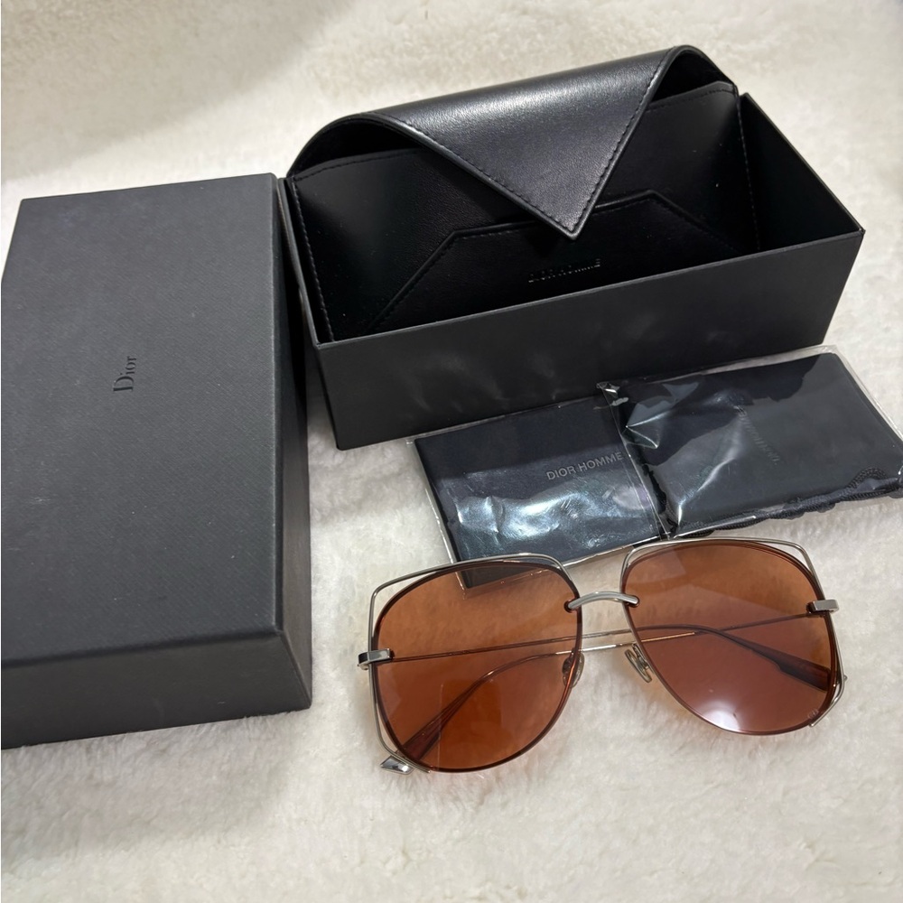 Authentic Dior Sunglasses with Copper Lenses and Black Case - Picture 13 of 14